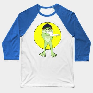 Frog with Swimming goggles Baseball T-Shirt